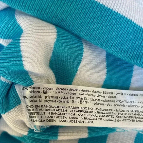 Zara Stripes Crop Top - Picture 5 of 5